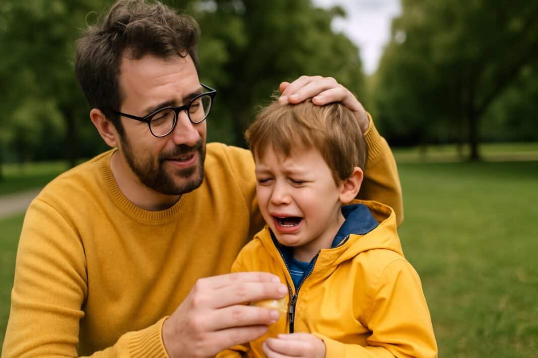 Papa-Magie gegen Tränenalarm – wenn ein Keks mehr bewirkt als tausend Worte