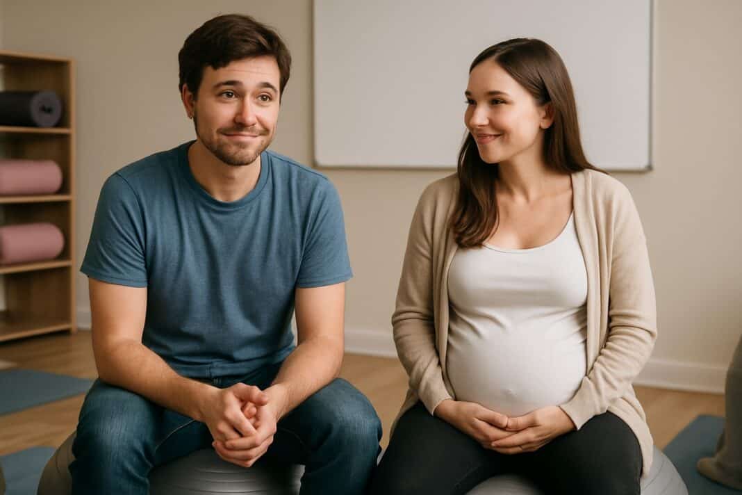 Papa im Geburtsvorbereitungskurs – zwischen Verlegenheit, Vorfreude und ganz viel Herz