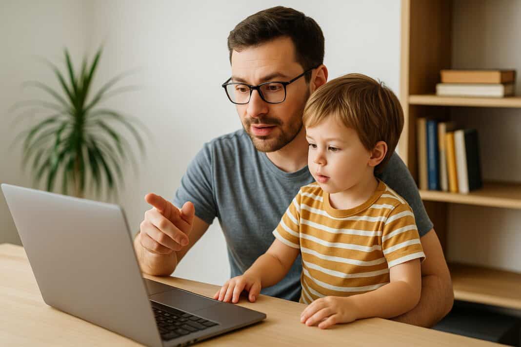 Papa erklärt die große Arbeitswelt – auf Kinderart