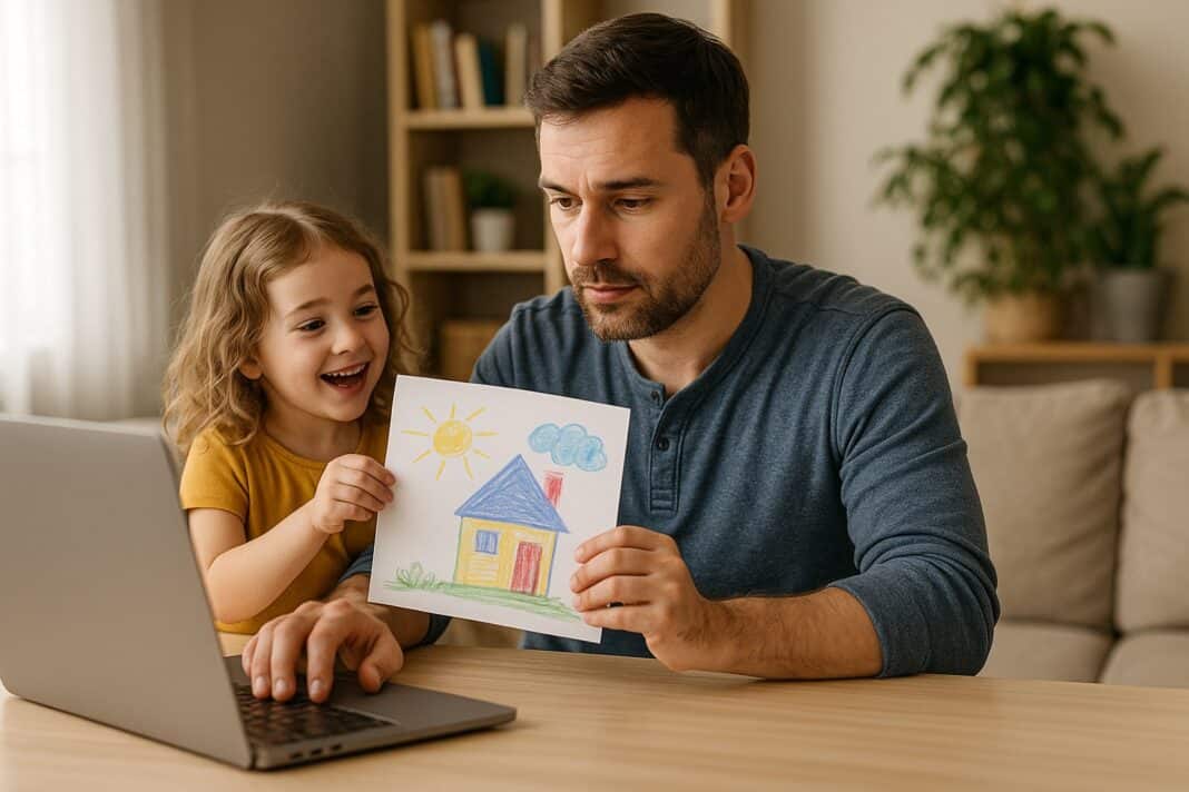 Multitasking mit Herz: Zwischen E-Mail und Kinderkunst