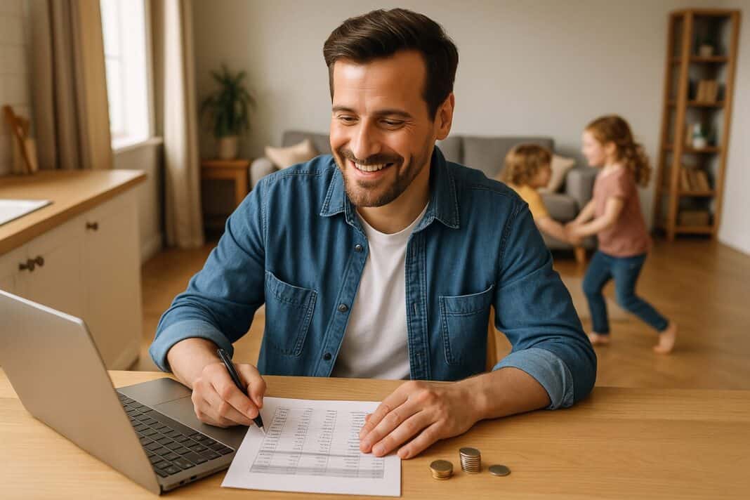Papa plant mit Köpfchen – und die Kids spielen einfach weiter