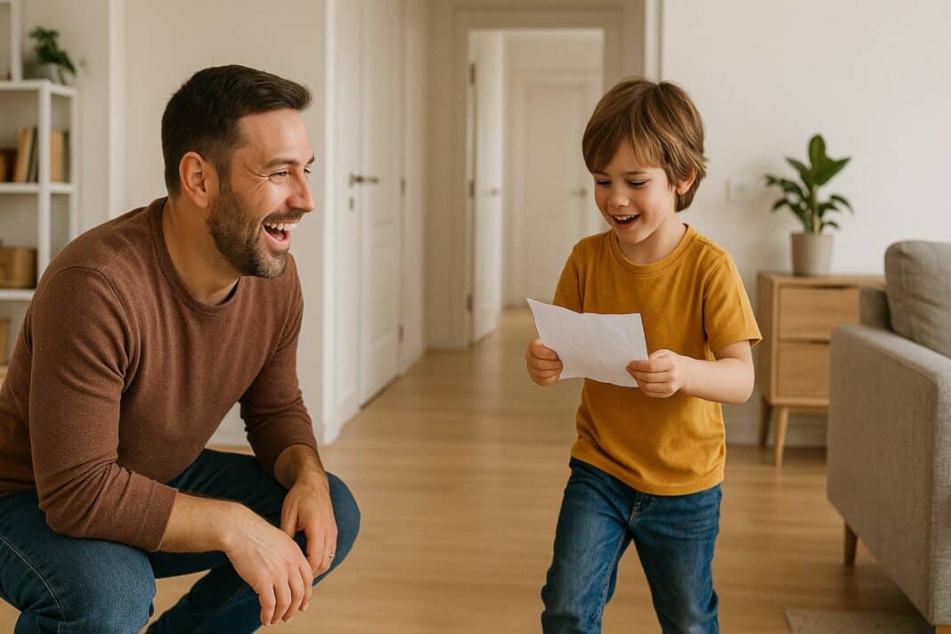 Auf Schatzsuche mit Papa: Die Wohnung wird zum Abenteuerland