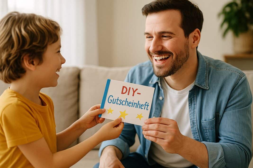 Ein Heft voller Liebe – Gutscheinmomente für den besten Papa der Welt