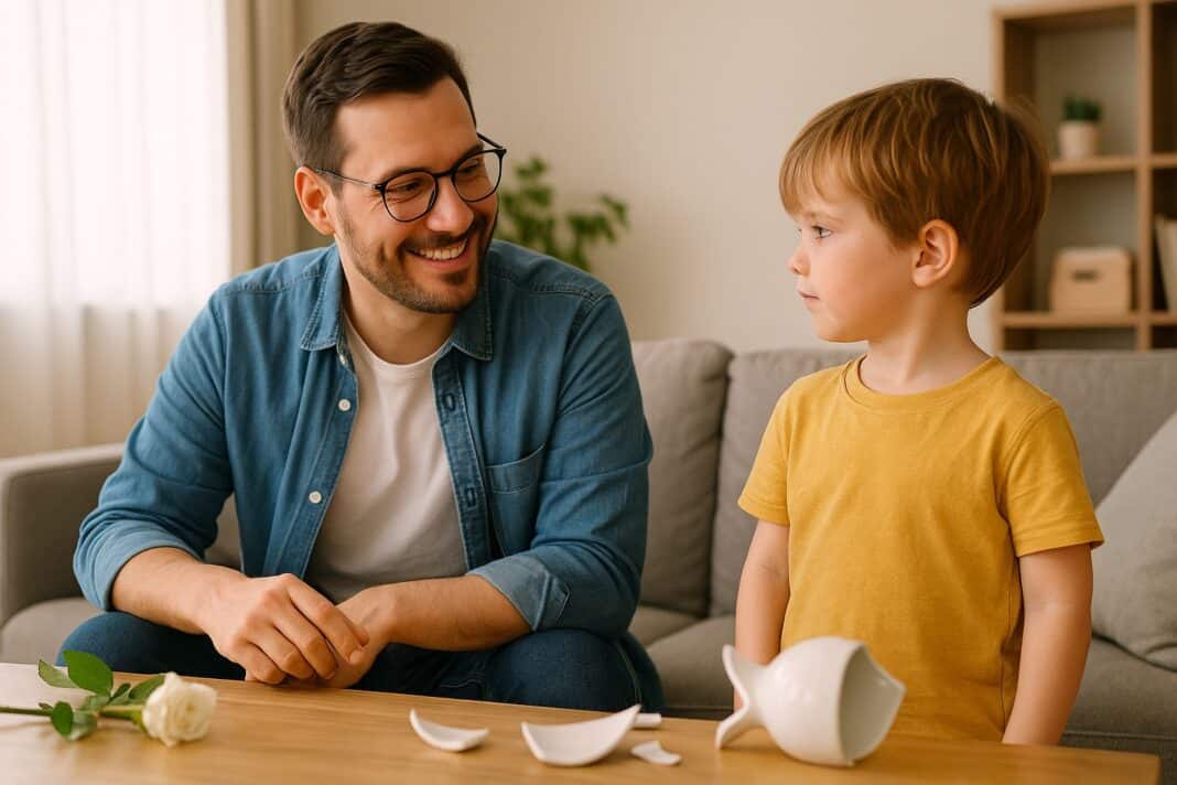 „Ups, Papa – das war ich…“ – ein Moment voller Verständnis statt Vorwurf