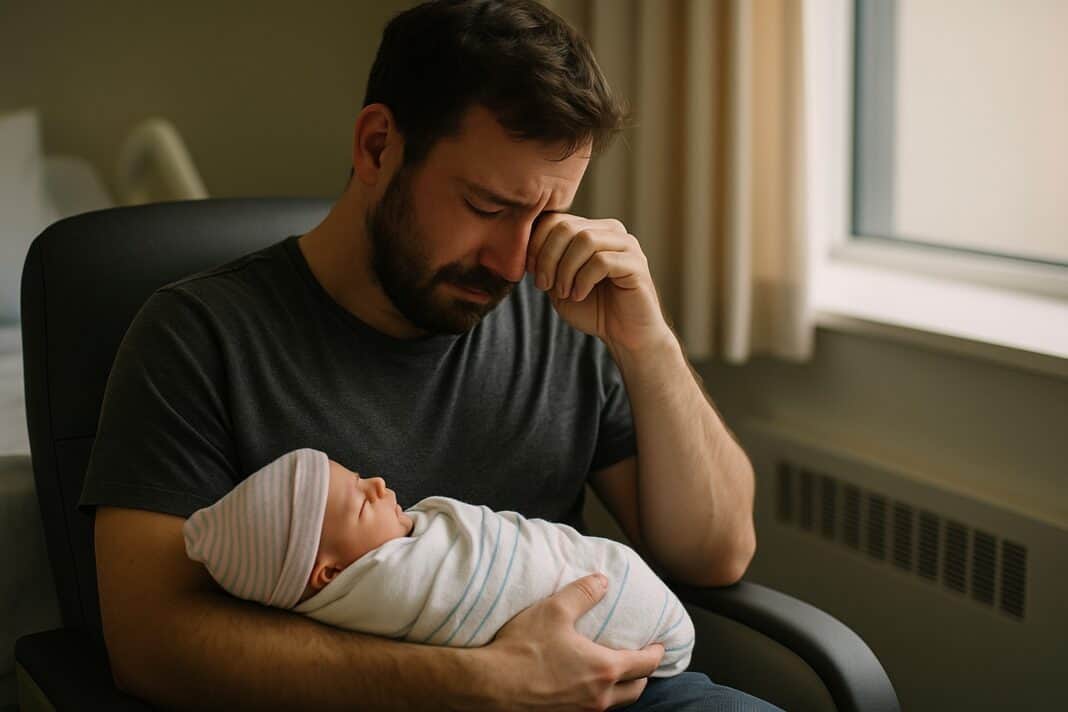 Ein Moment voller Tränen, Liebe und echtem Papa-Glück