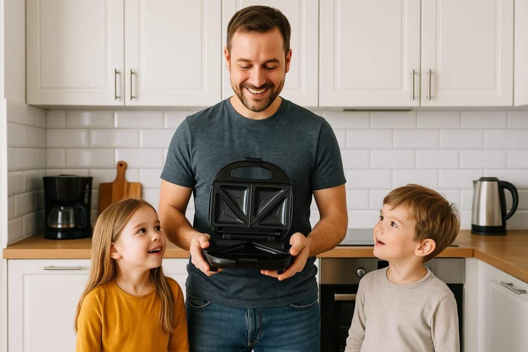 Küchenheld im Papa-Modus: Wenn der Sandwichmaker zum Familien-Highlight wird