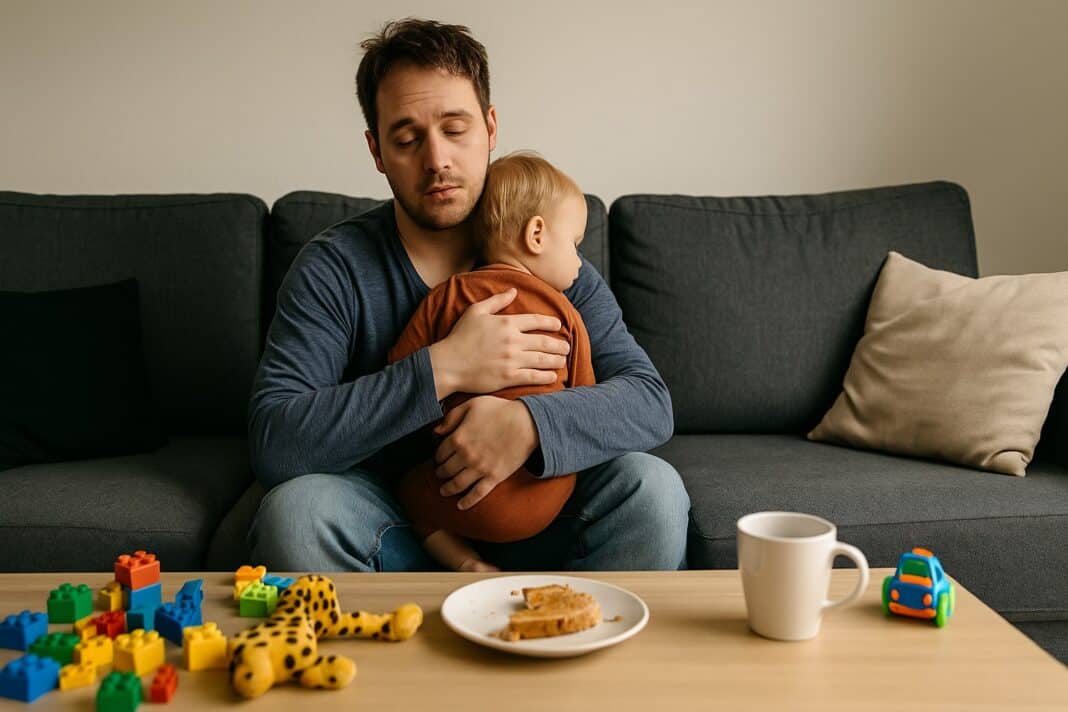 Papa-Frühdienst – Held mit Augenringen