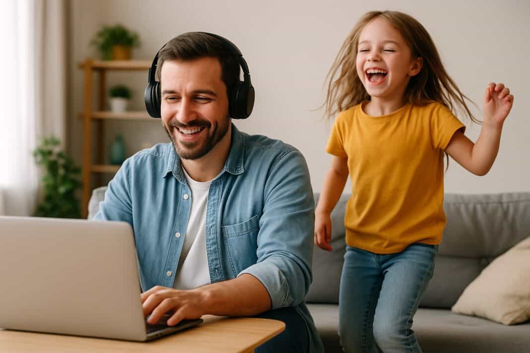 Papa macht Musikgeschenke – Tochter tanzt schon begeistert mit